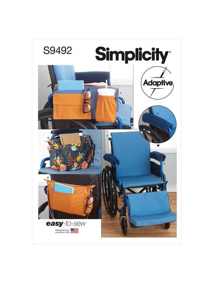 Simplicity Wheelchair Accessories Sewing Pattern, S9492, OS, 