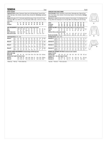 Simplicity Misses' Blouses Sewing Pattern, S9604 - view 2, 