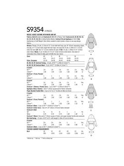 Simplicity Misses' Hoodie, Mask and Hat Costume Sewing Pattern, S9354, A - view 2, 