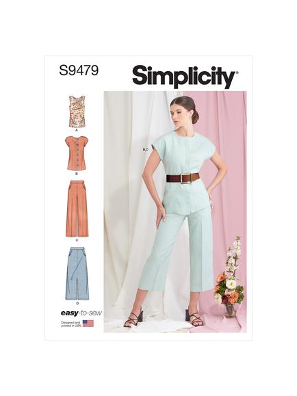 Simplicity Misses' Sportswear Sewing Pattern, S9479, 