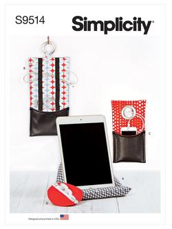 Simplicity Tech Accessories Sewing Pattern, S9514, OS, 