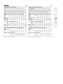 Simplicity Girls' Children's Dress, Top, and Skirt Sewing Pattern, S9560 - view 2, 