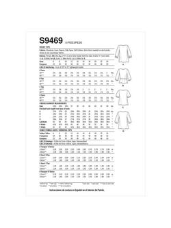 Simplicity Misses' Pullover Tops Sewing Pattern, S9469 - view 2, 