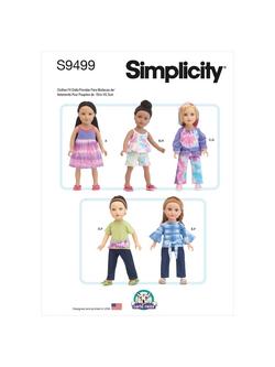 Simplicity 46cm Doll Clothes Sewing Pattern, S9499, OS, 