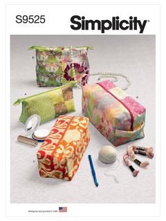 Simplicity Zipped Cases Sewing Pattern, S9525, OS