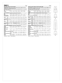 Simplicity Misses' Tunic, Cropped Top, Pants and Shorts Sewing Pattern, S9611 - view 2, 