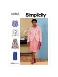 Simplicity Women's Asymmetric Jacket and Skirts Sewing Pattern, S9553