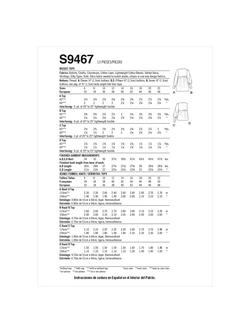 Simplicity Misses' Button Front Blouses Sewing Pattern, S9467 - view 2, 