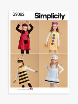 Simplicity Children's Jumpers, Hats and Face Masks Sewing Pattern, S9392A, 