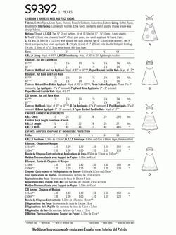 Simplicity Children's Jumpers, Hats and Face Masks Sewing Pattern, S9392A - view 2, 