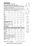 Simplicity Child's Oversized Hoodie, Tee and Pull-On Pants Sewing Pattern, S9394, A