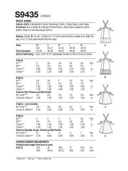 Simplicity Misses' Aprons Sewing Pattern, S9435, A - view 2, 