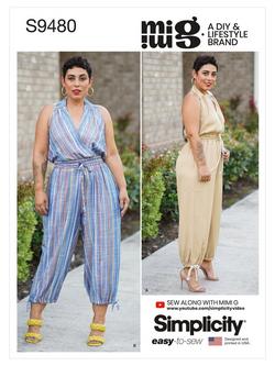 Simplicity MIMI G Misses' Jumpsuit Sewing Pattern, S9480, 