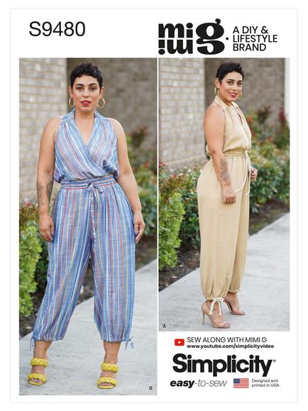 Simplicity MIMI G Misses' Jumpsuit Sewing Pattern, S9480, 