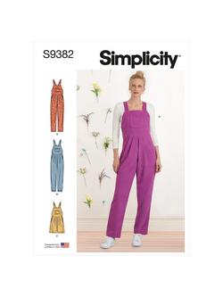 Simplicity Misses' Overall Sewing Pattern, SS9382, H5, 
