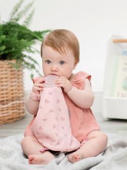Cheeky Chompers Comfortchew Baby Teether & Comforter, Rainbow Rose - view 2, Rainbow Rose