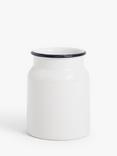 John Lewis Enamel Effect Bathroom Tumbler, White