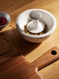 John Lewis Leckford Marble Pestle & Mortar, White