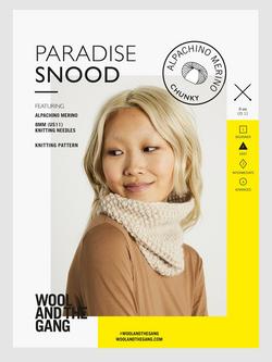 Wool And The Gang Paradise Snood Knitting Pattern, Multi