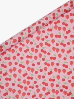John Lewis Cherries & Strawberries Wrapping Paper, 3m, Multi