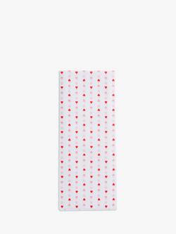 John Lewis Ditsy Hearts Tissue Paper, Pack of 5, Multi