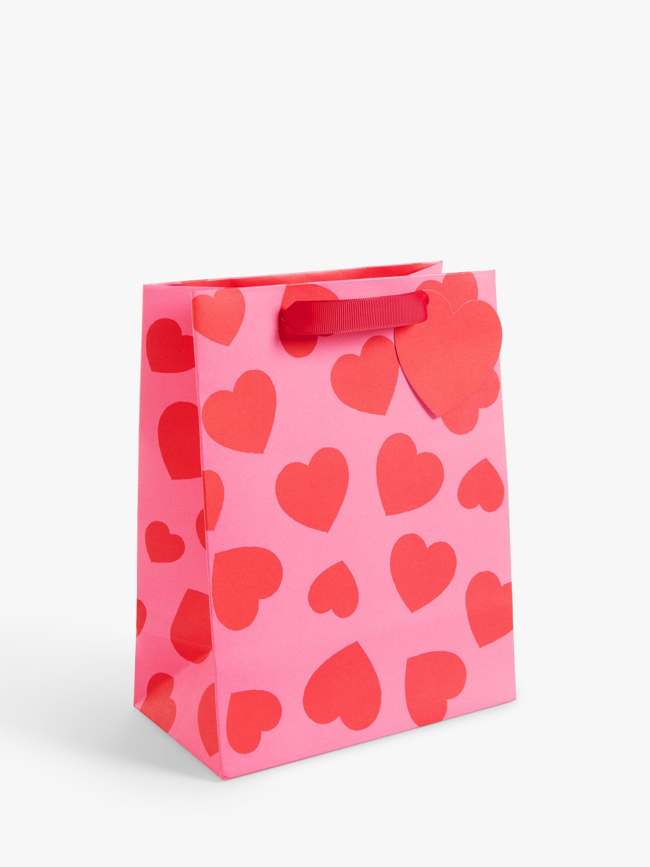 John Lewis Hearts Gift Bag, Small