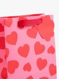 John Lewis Hearts Gift Bag, Small