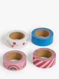 John Lewis Brights Rainbow Paper Gift Tapes, Set of 4