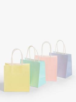 John Lewis Pastels Gift Bags, Pack of 4, Multi