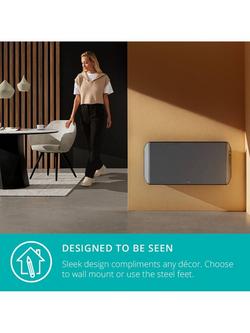 Duux Edge 1000 Gen 2 Smart Convector Electric Heater - view 2, Grey