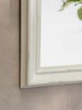 One.World Wilton Rectangular Wood Window Wall Mirror, 104 x 64cm, White