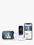Hubble Nursery Pal Essential 2.8" Smart Video Baby Monitor with Adjustable Camera and Night Light