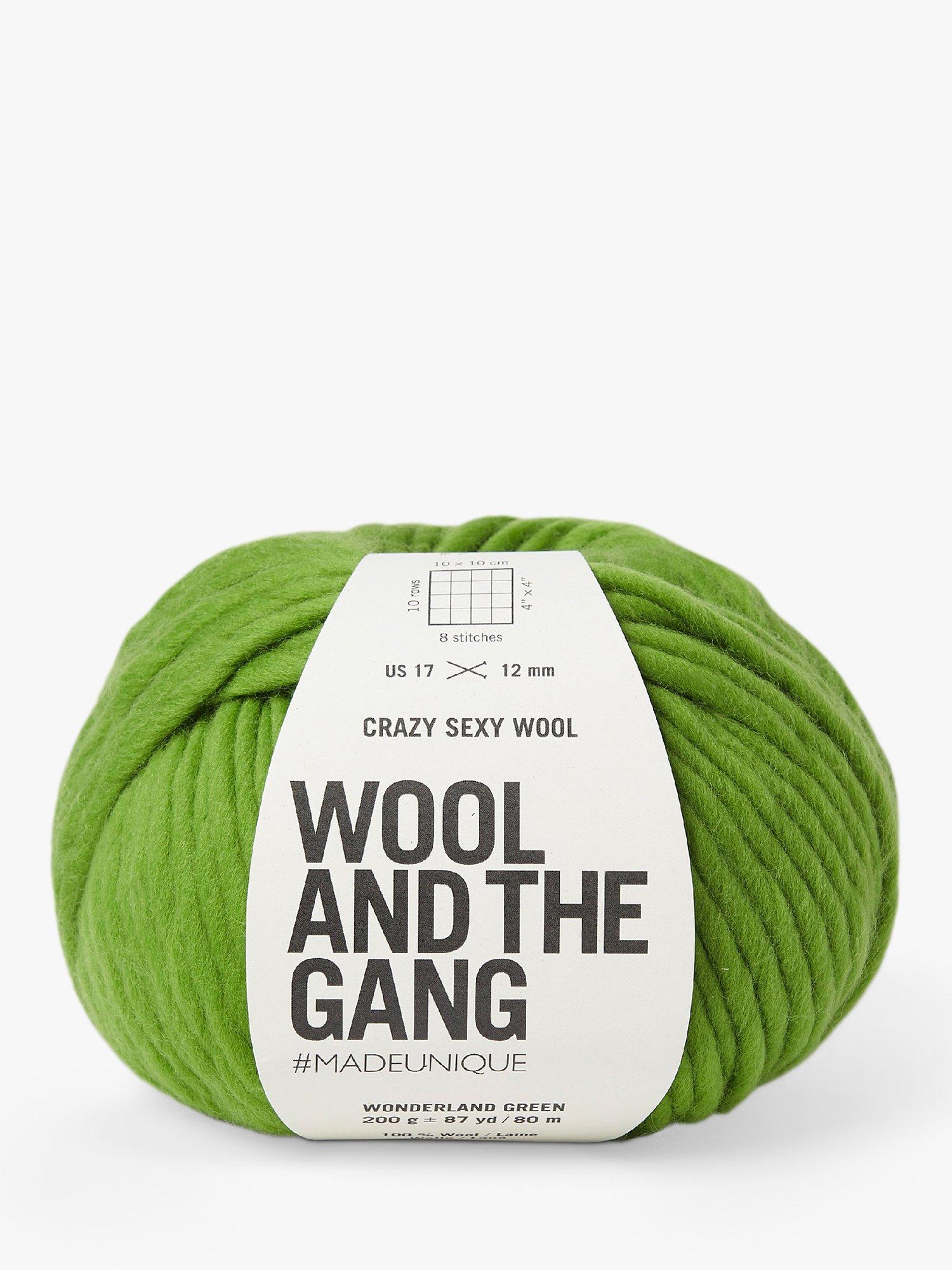 Wool And The Gang Crazy Sexy Super Chunky Yarn 200g Wonderland Green