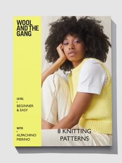 Wool And The Gang Alpachino Merino Knitting Pattern Book, Multi