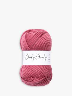 Wool Couture Cheeky Chunky Wool Knitting Yarn, 100g, Mulberry