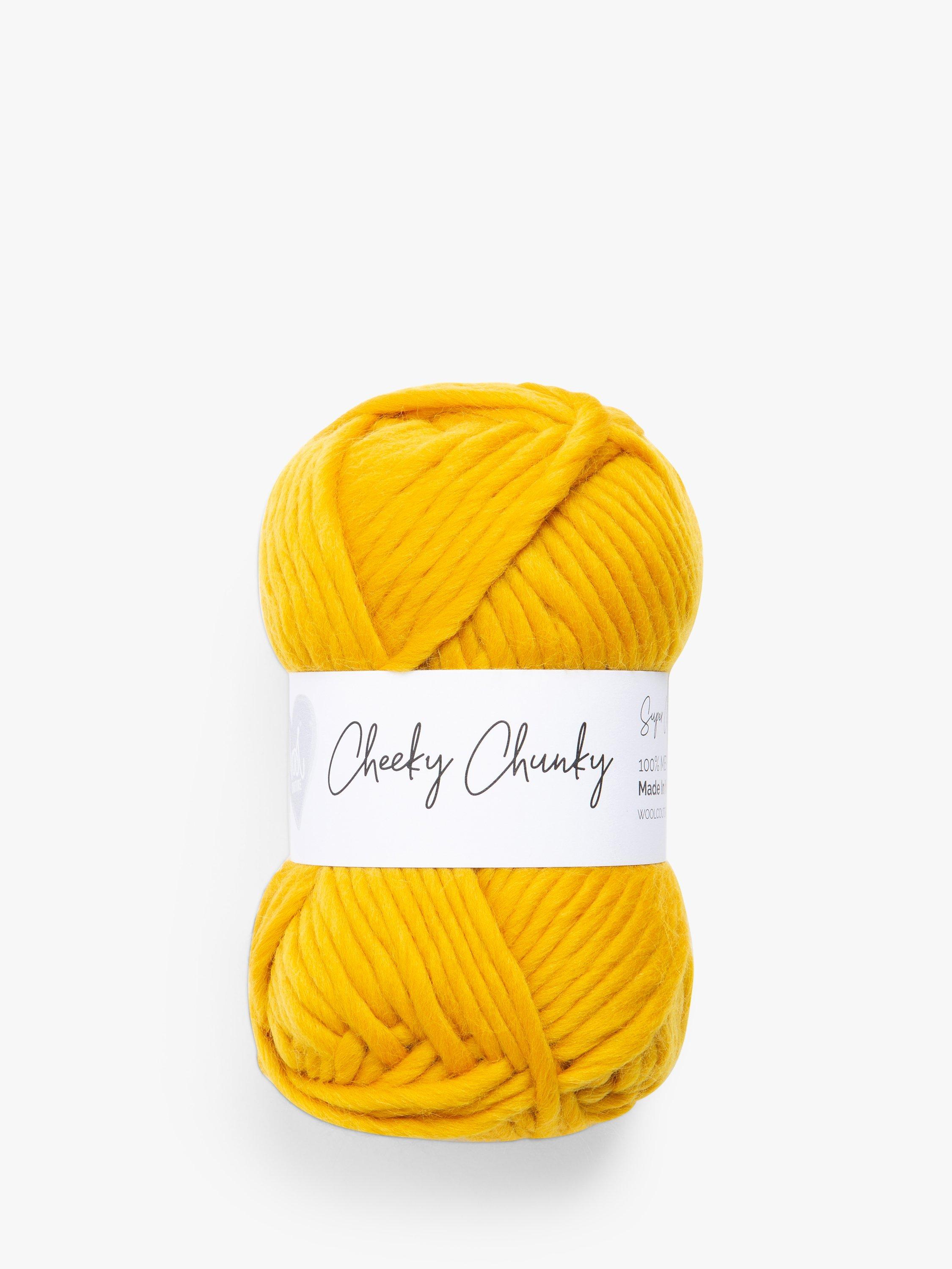 Wool Couture Cheeky Chunky Wool Knitting Yarn, 100g, Mustard