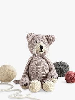 Wool Couture Chloe Cat Knitting Kit, Brown