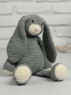 Wool Couture Mabel Bunny Crochet Kit, Grey