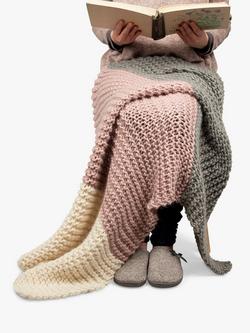 Wool Couture Hannah Blanket Knitting Kit - view 2, Multi