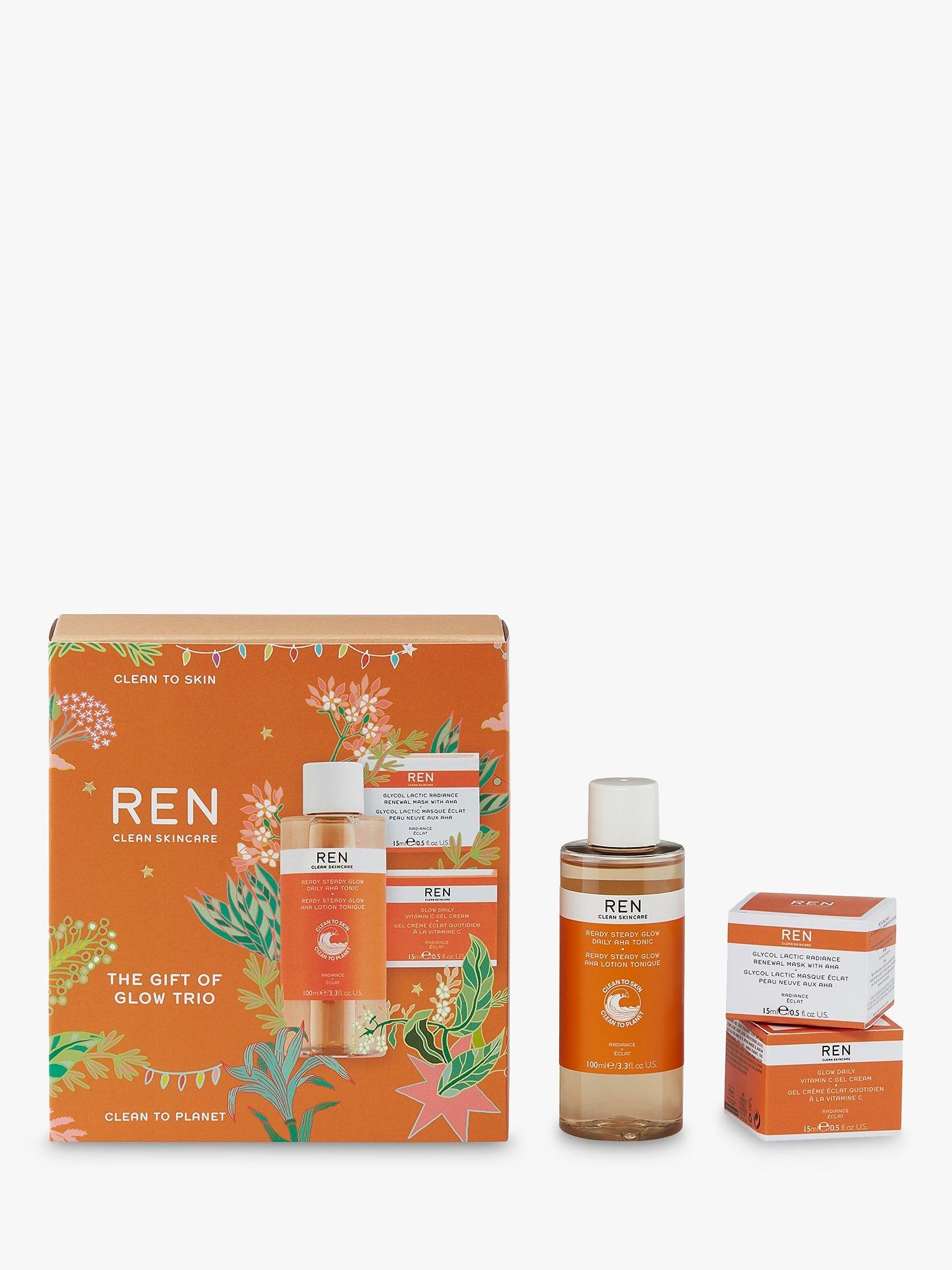 REN Clean Skincare The Gift of Glow Trio Skincare Gift Set