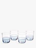 Royal Doulton 1815 Tumbler Glass, 350ml, Set of 4, Blue
