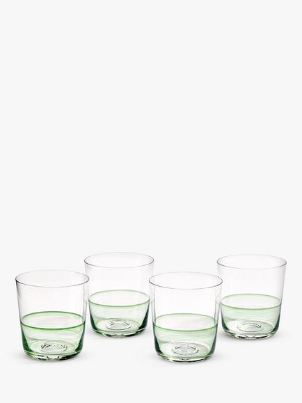 Royal Doulton 1815 Tumbler Glass, 350ml, Set of 4, Green