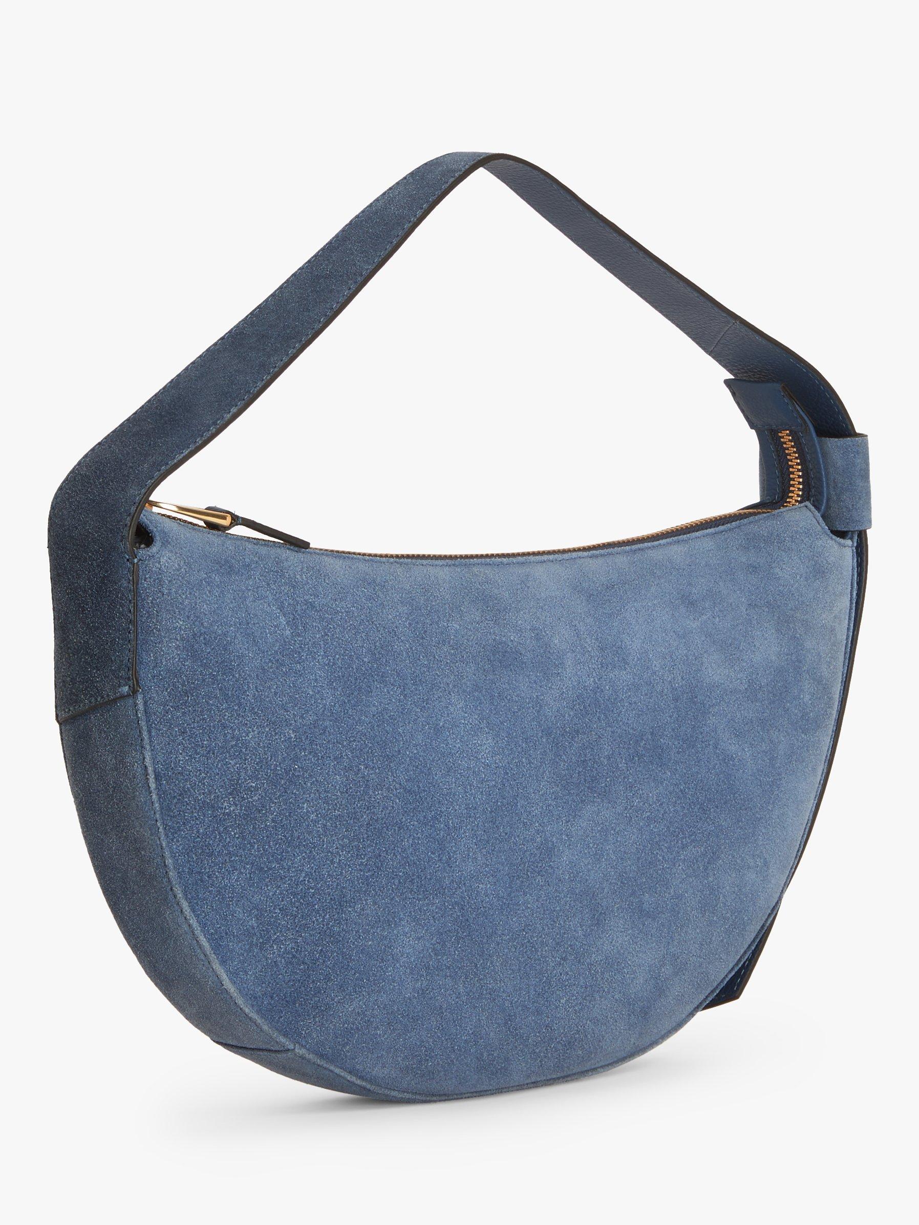 AND/OR Suede Scoop Shoulder Bag
