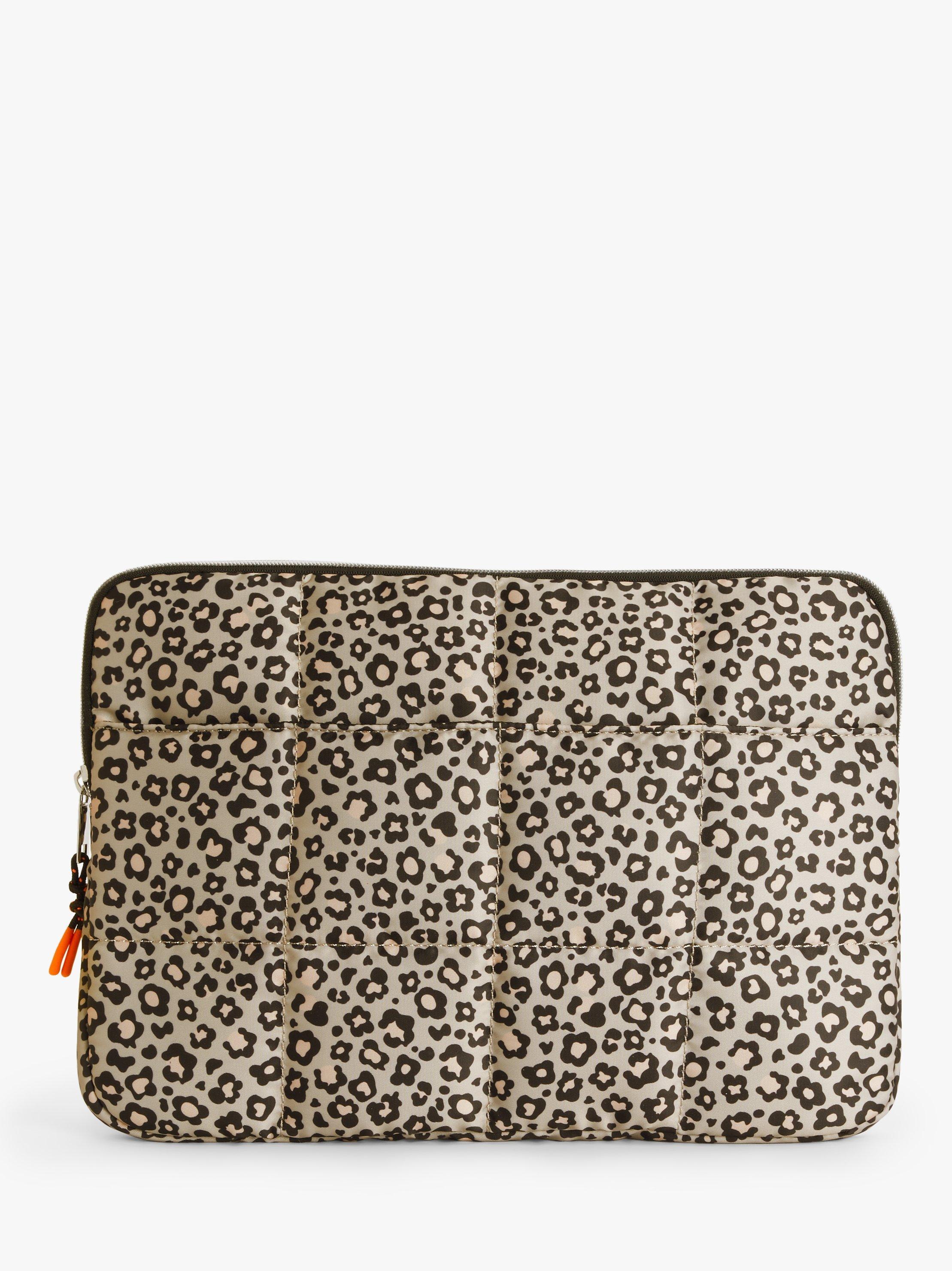 John Lewis ANYDAY Animal Print Quilted Laptop Case