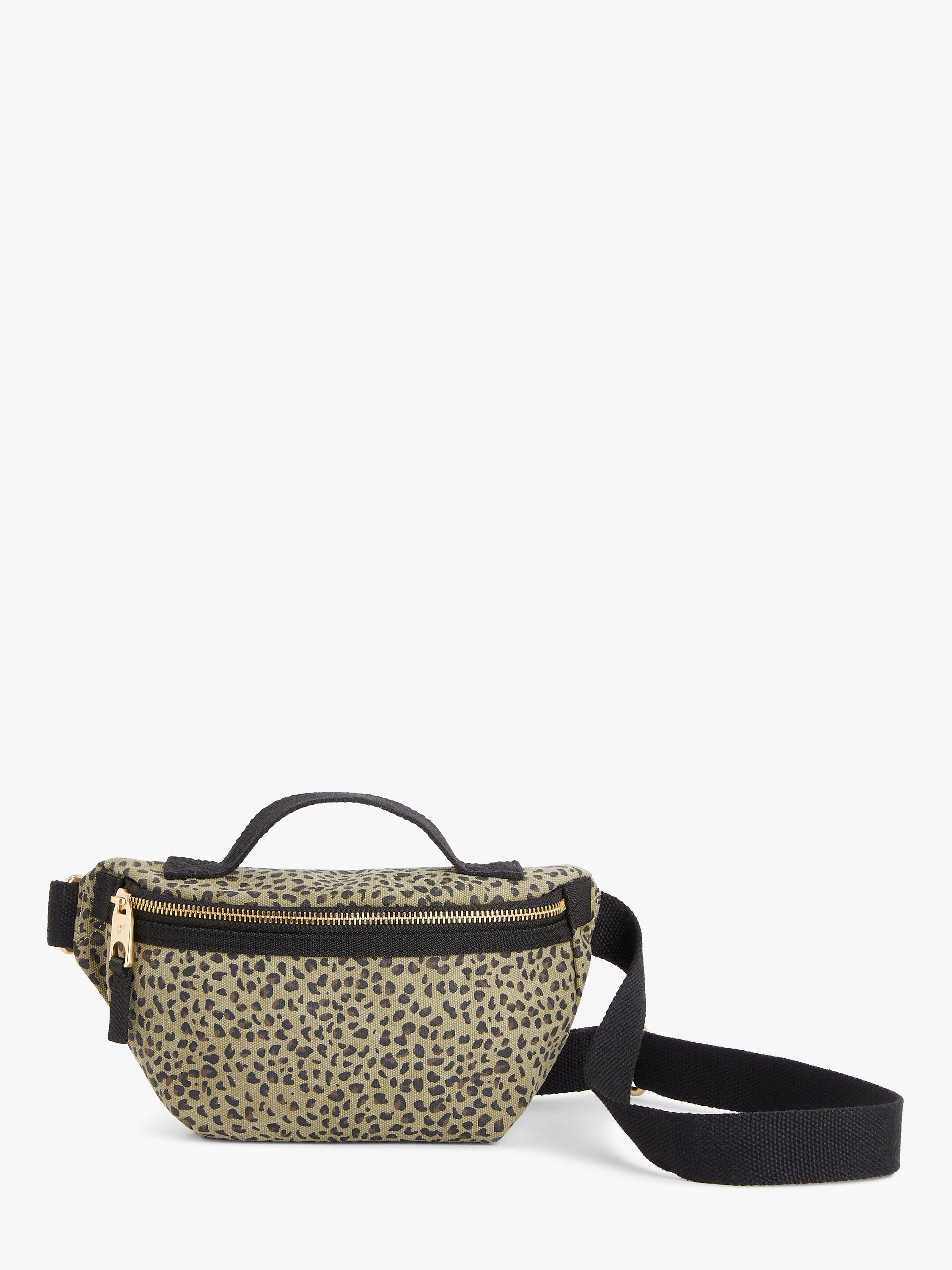 AND/OR Animal Print Canvas Bum Bag