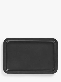 John Lewis Carbon Steel Non-Stick Oven Tray, Black