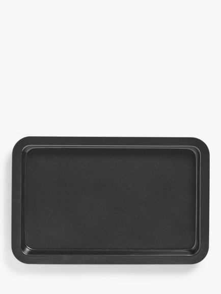John Lewis Carbon Steel Non-Stick Oven Tray, Black