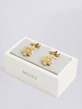 Moss Fancy Brass Knot Cufflinks