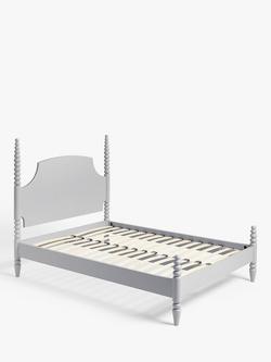 John Lewis Bobbin Bed Frame, Double, Grey - view 2, Grey