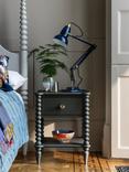 John Lewis Bobbin 1 Drawer Bedside Table, Green